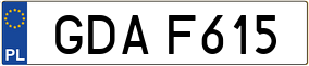 Truck License Plate